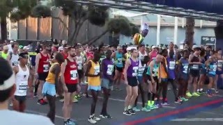 2016 LA Marathon Skechers Performance Starting Line & Mile 12! Valentines Day - We LOVE LA!