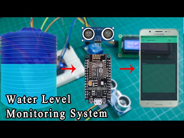 Water tank level monitoring system with Nodemcu and Blynk application - [ESP8266 Project] class=