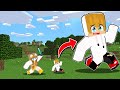 Tiny  giant speedrunner vs hunter in minecraft tagalog