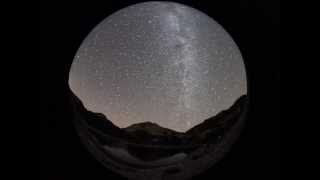 2013 Perseid Meteor Shower over Mount Lassen.