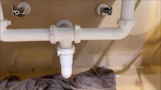 Replacing Kitchen Sink PVC Pipes, Washers, P Trap, center joints and arms w Dishwasher Attachment