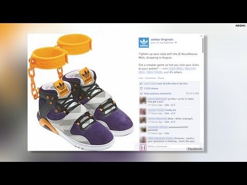 Adidas apologizes 'shackle YouTube