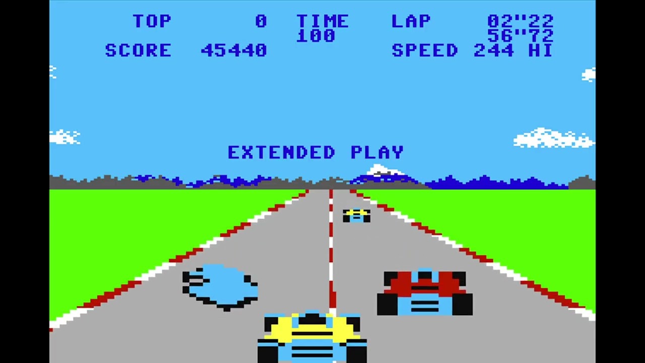 Pole Position Commodore 64 Gameplay on October 20, 2025