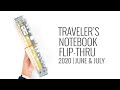 Traveler’s Notebook Flip Through | June & July 2020