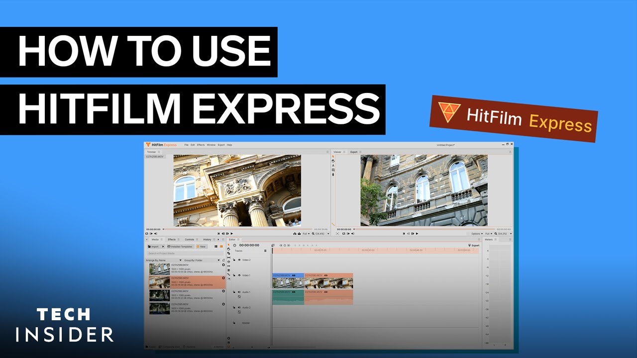 How to use HitFilm Express