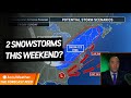 The Forecast Feed: Could there be TWO Snowstorms This Weekend?