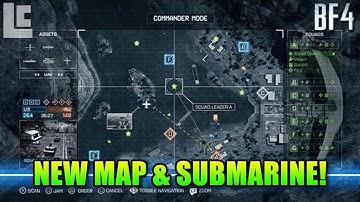 New Map & Commander Submarine! (Battlefield 4 Gameplay/Commentary)