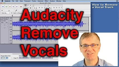 Audacity Tutorial How to Remove Vocals Track from a Song Tutorial | Record Singing mp3