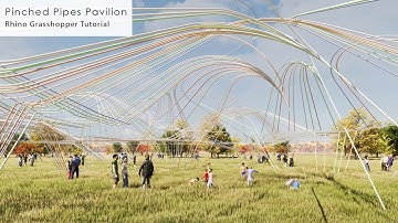 Pinched Pipes Pavilion Rhino Grasshopper Tutorial