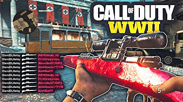 10 MINUTES OF THE BEST COD:WW2 SNIPER KILLFEEDS + TRICKSHOTS! [INSANE COMMUNITY MONTAGE]
