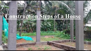Construction Steps of a House