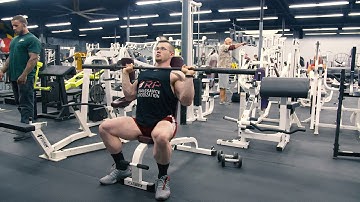Seated Barbell Shoulder Press