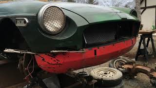 Ford Mustang 200cid in an MGB