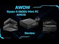AWOW AMG10 MINI PC - AMD Ryzen 5 5600U(6C/12T 4.2GHz),16GB DDR4 512GB SSD, Dual 2.5GbE, WiFi5 $289