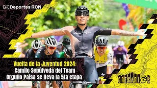 Vuelta de la Juventud 2024: Camilo Sepúlveda del Team Orgullo Paisa conquista la quinta etapa