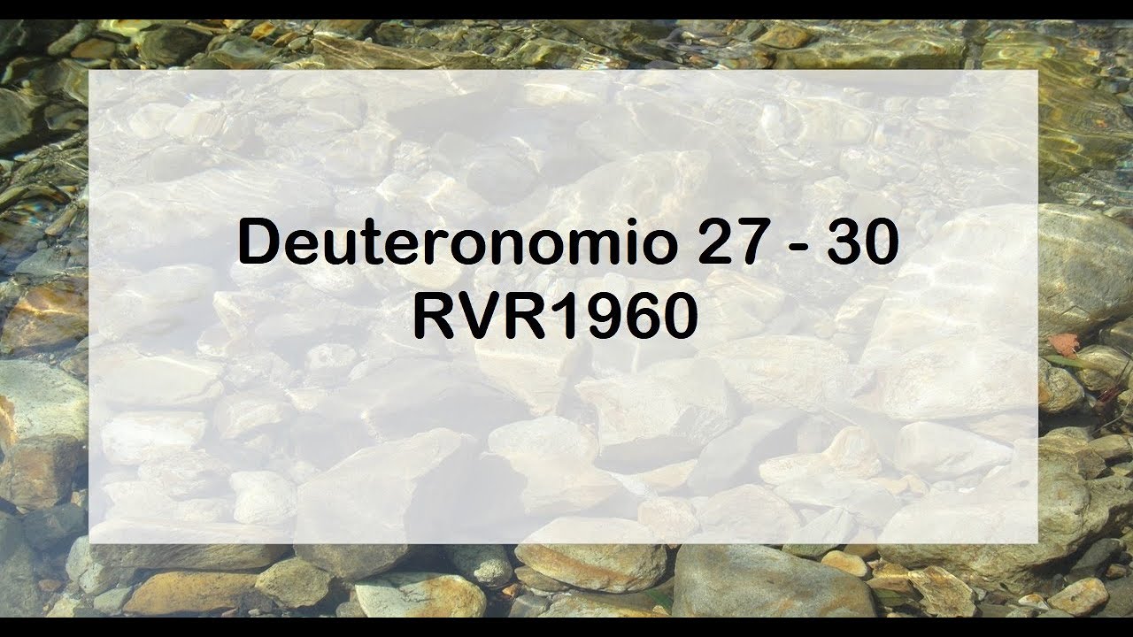 La Biblia en un año/Deuteronomio 27 - 30 (Audio, Letra) Día 58