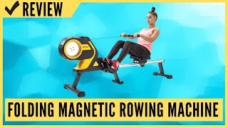 Merax Folding Magnetic Rowing Machine with Performance Monitor Review