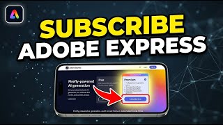 How to subscribe to Adobe Express for AI social post automation - Beginner Guide