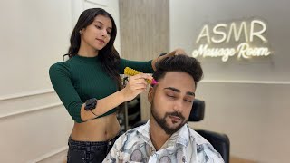 Quick Head Massage By Shivu Barber🧏🏻‍♀️ | Asmr Massage Room💙 | Indian Massage Therapy🤗 | Relaxed✨ screenshot 2