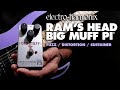 Electroharmonix rams head big muff pi fuzz  distortion  sustainer pedal demo by bill ruppert