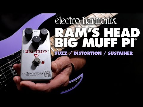 Electro-Harmonix Ram's Head Big Muff Pi Fuzz / Distortion / Sustainer Pedal  (Demo by Bill Ruppert)