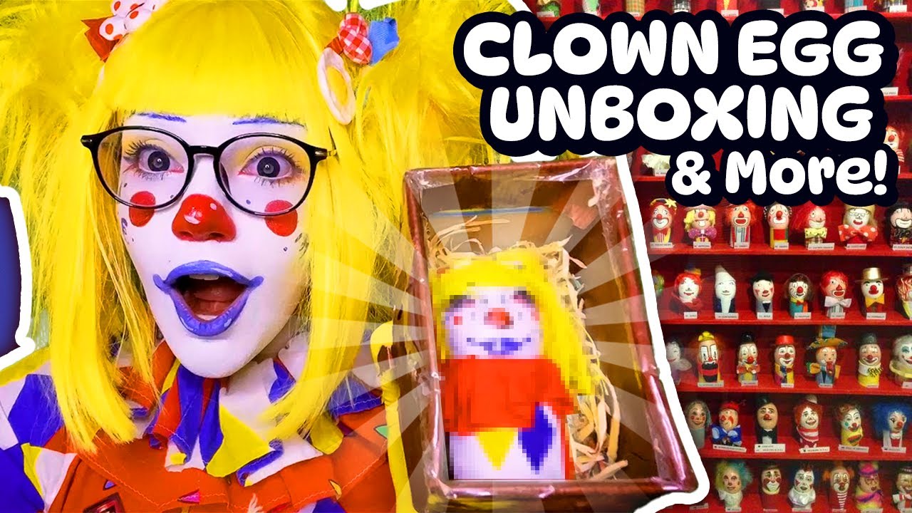 РАСПАКОВЫВАЮ КЛОУНСКОЕ ЯЙЦО! (& История клоунских яиц)