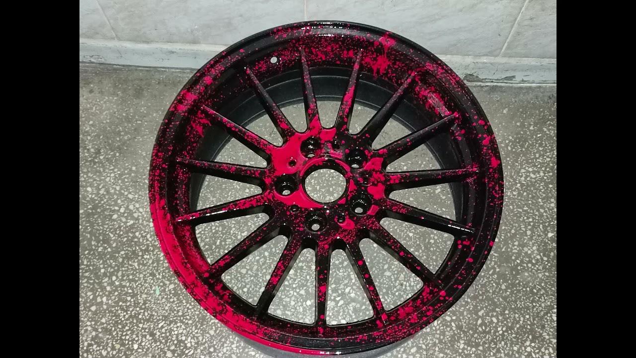 Bmw wheels style 32 murder paint Custom paint 