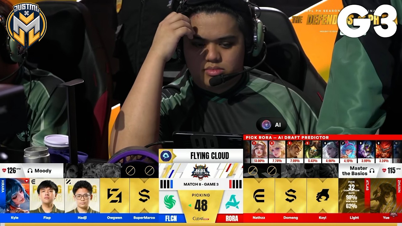 TEAM FALCONS vs AURORA PH - Game 3 | MPL PH S18 | PLAYOFFS DAY 5 | GRAND FINALS