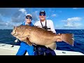 HUGE Grouper with Deer Meat For Dinner!