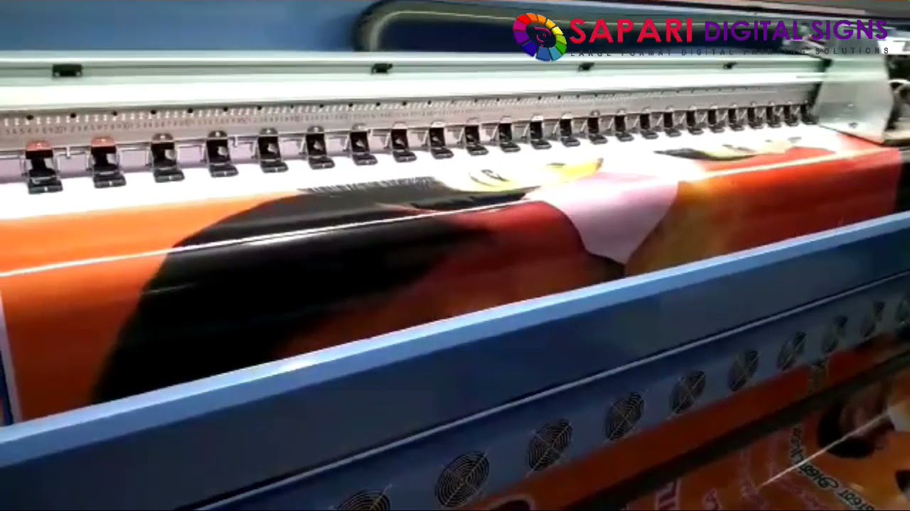 ALLWIN Konica 512i Solvent Printer, Speed 2800 sqft Per Hour