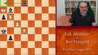 Thumbnail for 5 Minutes with GM Ben Finegold: Aleskerov vs Finegold, Pro Chess League 2017