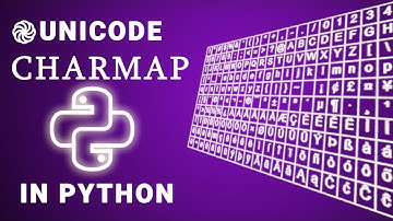 Python - Using Charmap Unicode and using \a \b \f \n \r \t \uXXXX \v \xXX