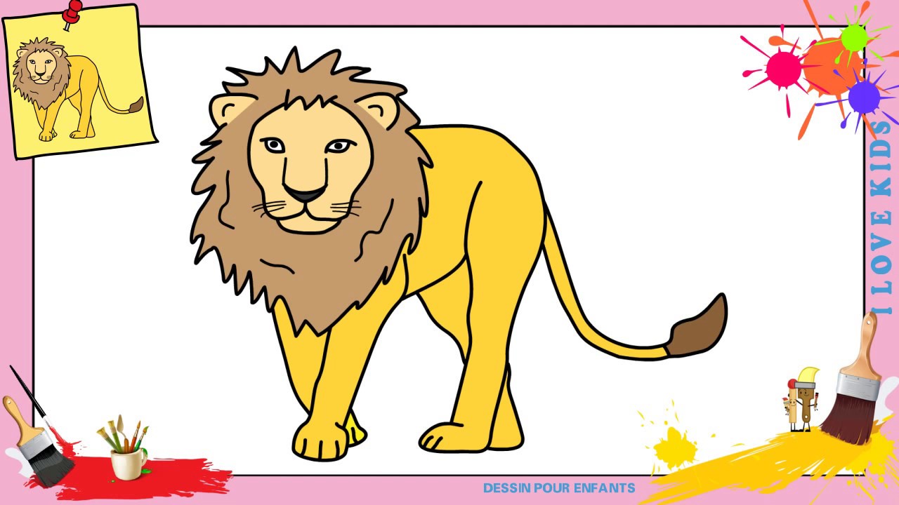 Comment Dessiner Un Lion 2 Facilement Etape Par Etape Youtube