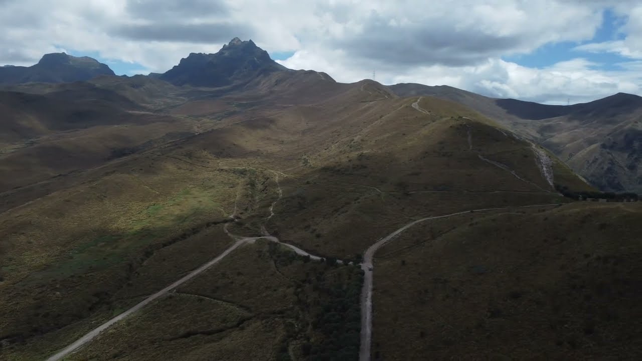 Pichincha volcano in Quito, Ecuador