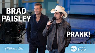 Prank Luke Bryan Ruins American Idol With Help From Brad Paisley - American Idol 2026
