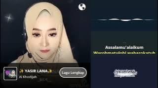 Ai Khodijah - Yasir Lana by. @_biL4_ | Duet Smule Karaoke Religi Tanpa Vokal Cowok