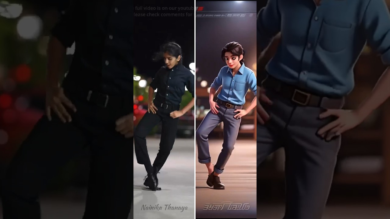 Jimikki Ponnu Dance Comparison - Original Vs AI 