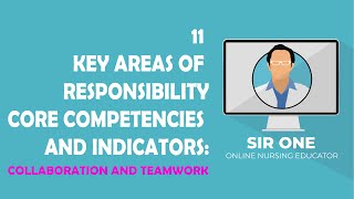 11 KEY AREAS OF RESPONSIBILITY AND CORE COMPETENCIES: TEAMWORK AND COLLABORATION