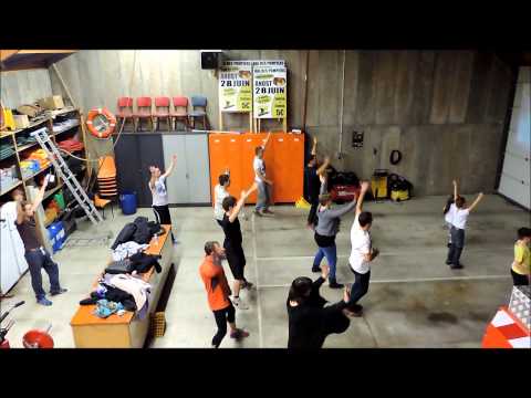 Entrainement flashmob telethon sp Anost