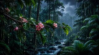 Relax and Sleep Naturally with Gentle Rain Sounds on Forest Leaves | The Best ASMR Rain Sounds