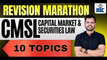 CMSL | TOP 10 TOPICS | DEC 2025 | CS DUSHYANT JAIN | DJC INDORE