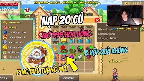 Mở "999" Hoa Hồng Sự Kiện 20/10 _ Ring Toàn Quà Khủng | Hải Tặc Tí Hon !