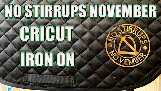 Cricut Iron-On T-Shirt Tutorial For No Stirrups November AND Free File!