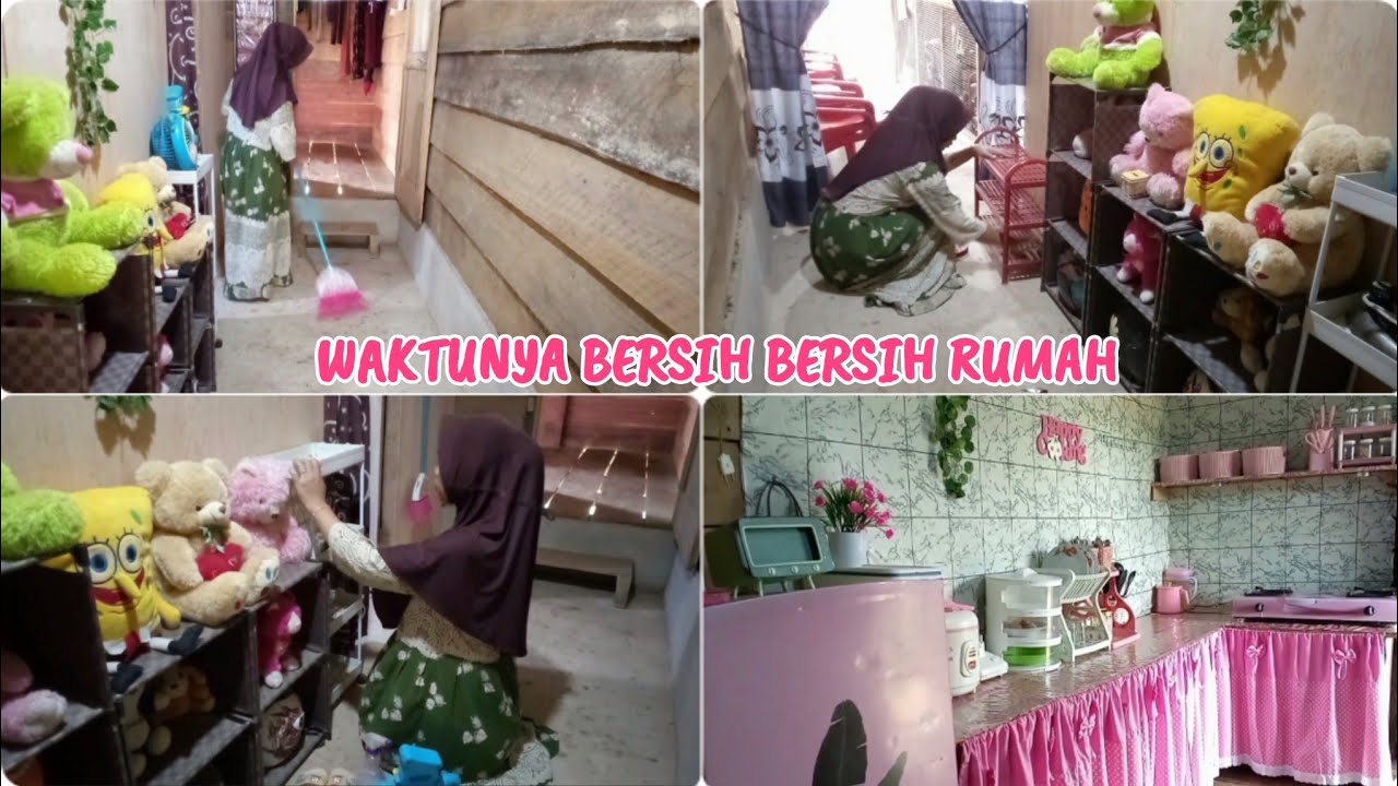 HARI INI SUDAH TIDAK BERJUALAN WAKTUNYA BERSIH BERSIH RUMAH