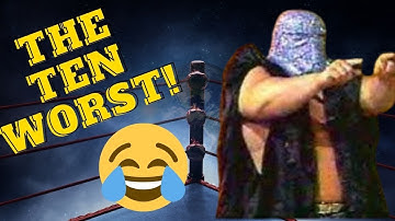 The Ten Worst Wrestling Gimmicks Of All Time, Top 100 Worst Gimmicks Countdown, Cringe Wrestling