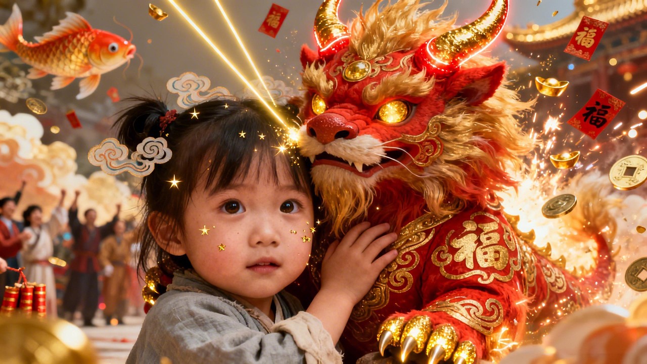 【新春大放送】年獸福敦敦因亂改氣運被貶下凡，幫百位善良倒楣蛋改運才能回天庭！#短剧