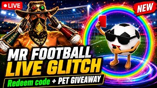 🔴 LIVE  😱 MR FOOTBALL LIVE GLITCH! FREE LIMITED PET Giveaway ⚽ DOUBLE PET GLITCH LIVE | Steal A Pet