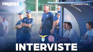 POST-MATCH INTERVIEWS LAZIO-OSTIAMARE