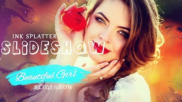 INK SPLATTER SLIDESHOW || AFTER EFFECTS TUTORIAL