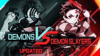 Demons VS Demon Slayers - Kimetsu no Yaiba [UPDATED] [POWER LEVELS] [60FPS] [SPOILERS]